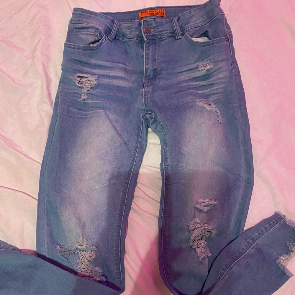 Blue Ripped Jeans